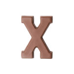 Milk Chocolate Letter X