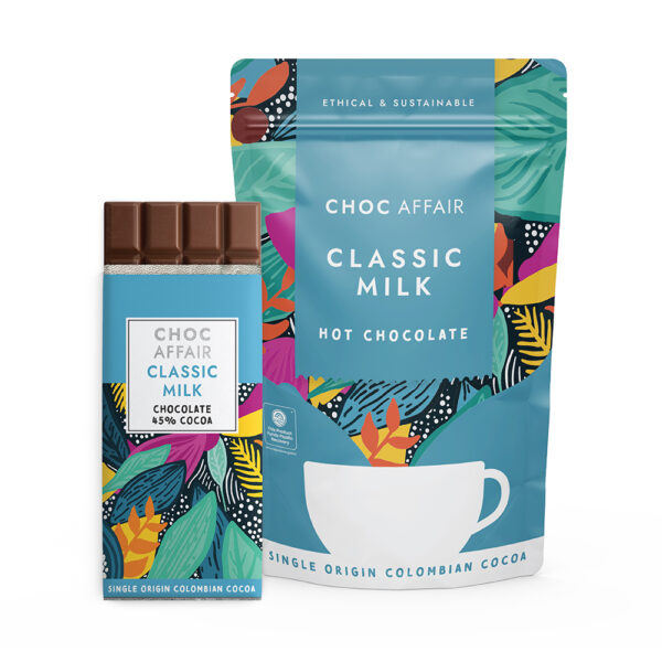 Classic Hot Chocolate & Bar Gift Set – Milk Chocolate