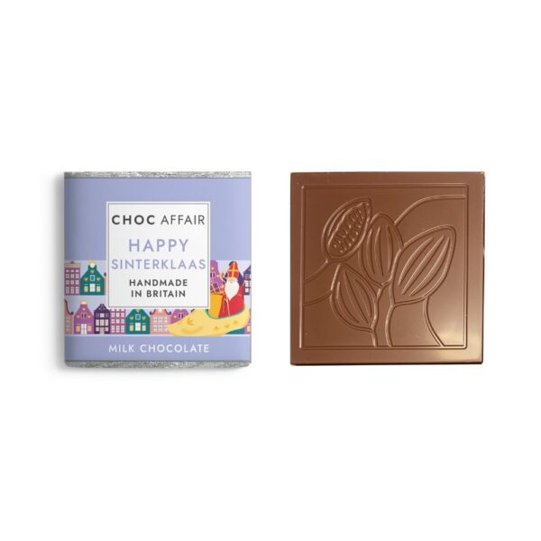 happy sinterklaas milk chocolate bar